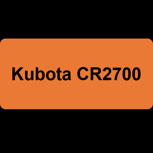Kubota CR2700